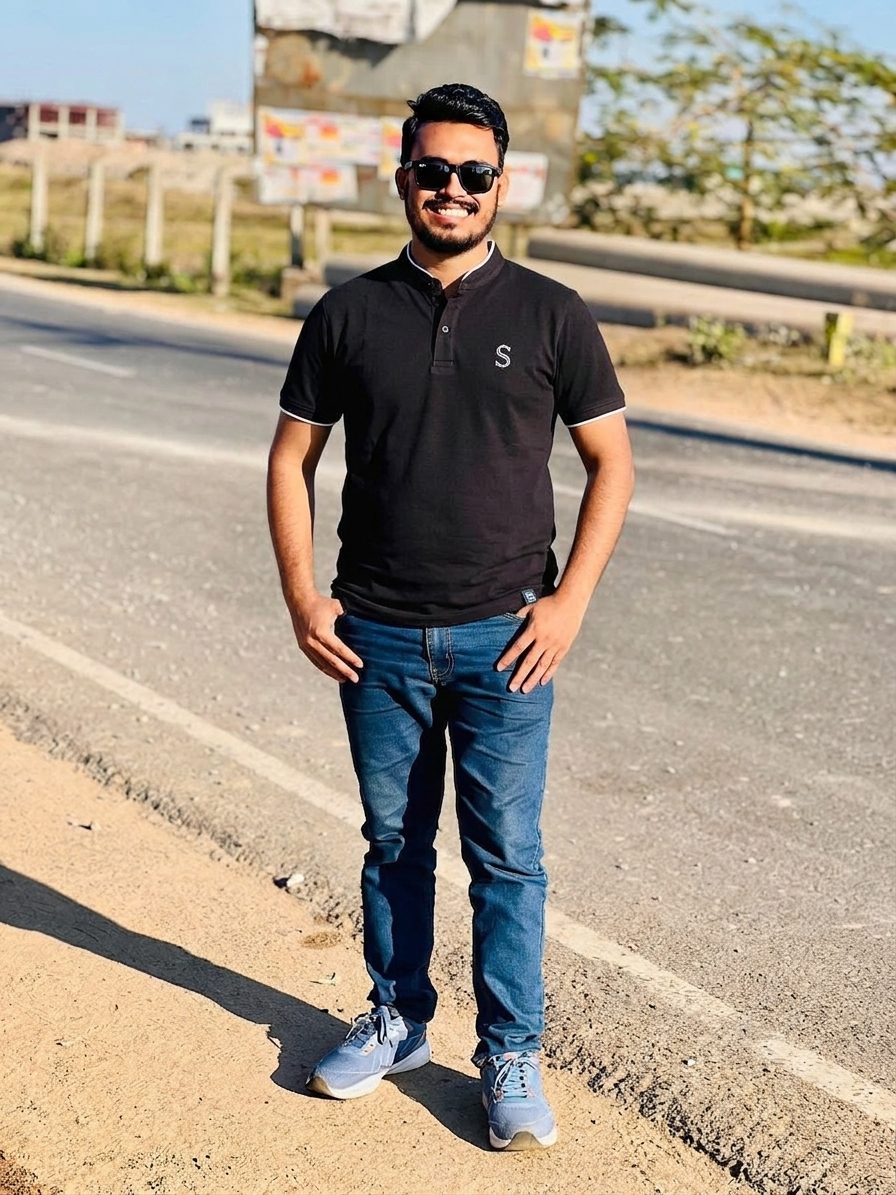 Premium Black Polo Shirt with Signature Logo