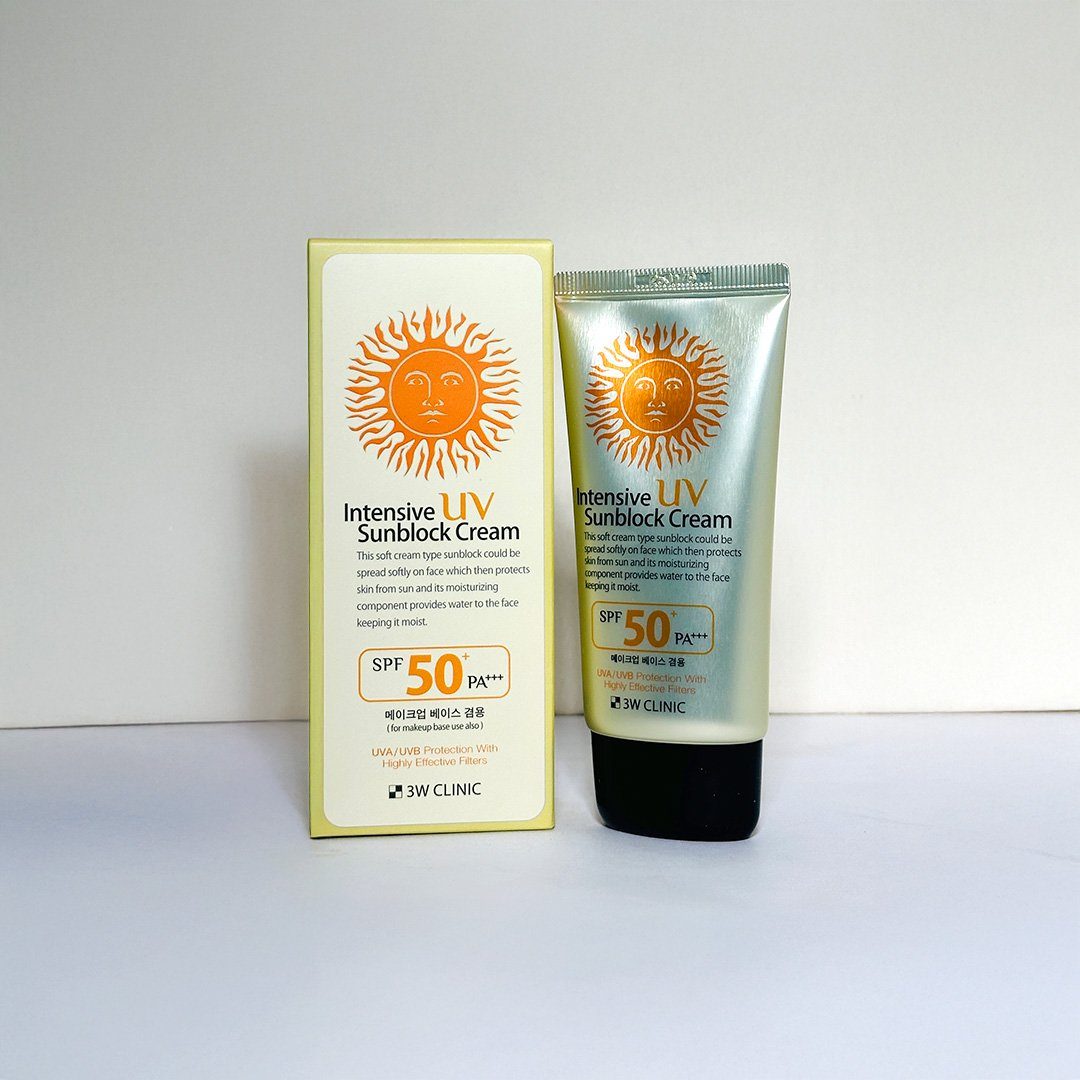 3W Clinic Intensive UV Sunblock Cream SPF50